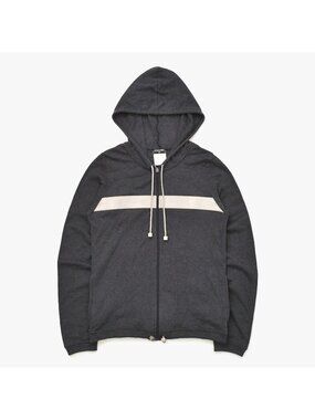 Chanel Sports Hoodie CC Logo Cotton Cashmere Gray